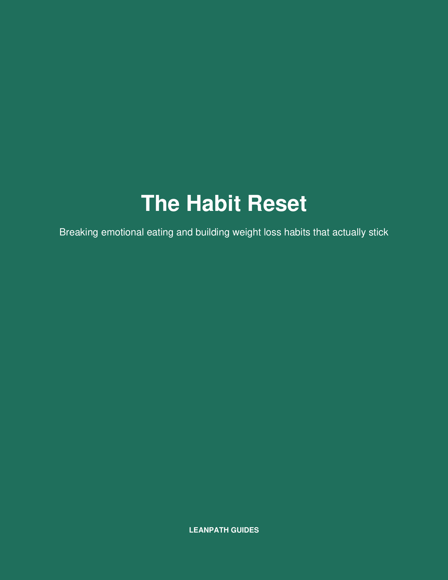 The Habit Reset (PDF)